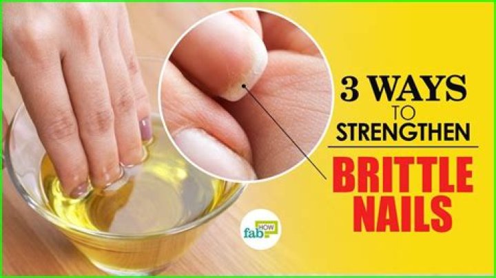 How do you strengthen brittle toenails?