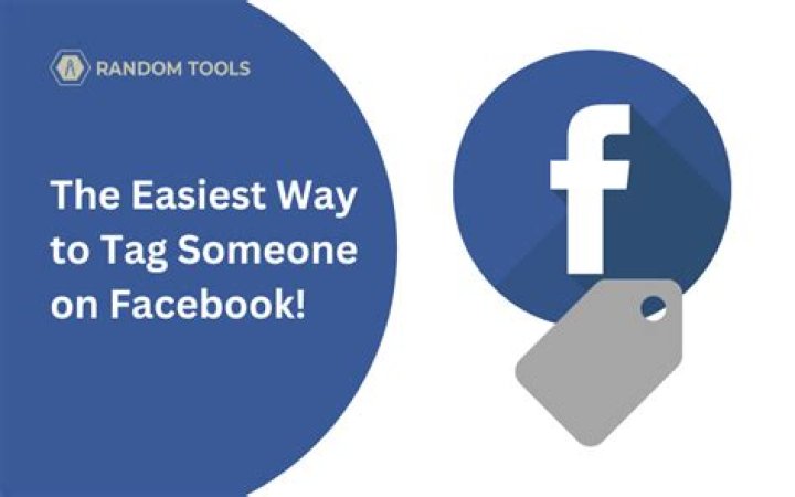 How do you tag a person on Facebook?