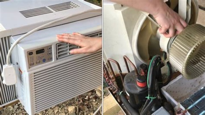 How do you take apart a window air conditioner?