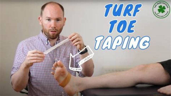 How do you tape your toe?