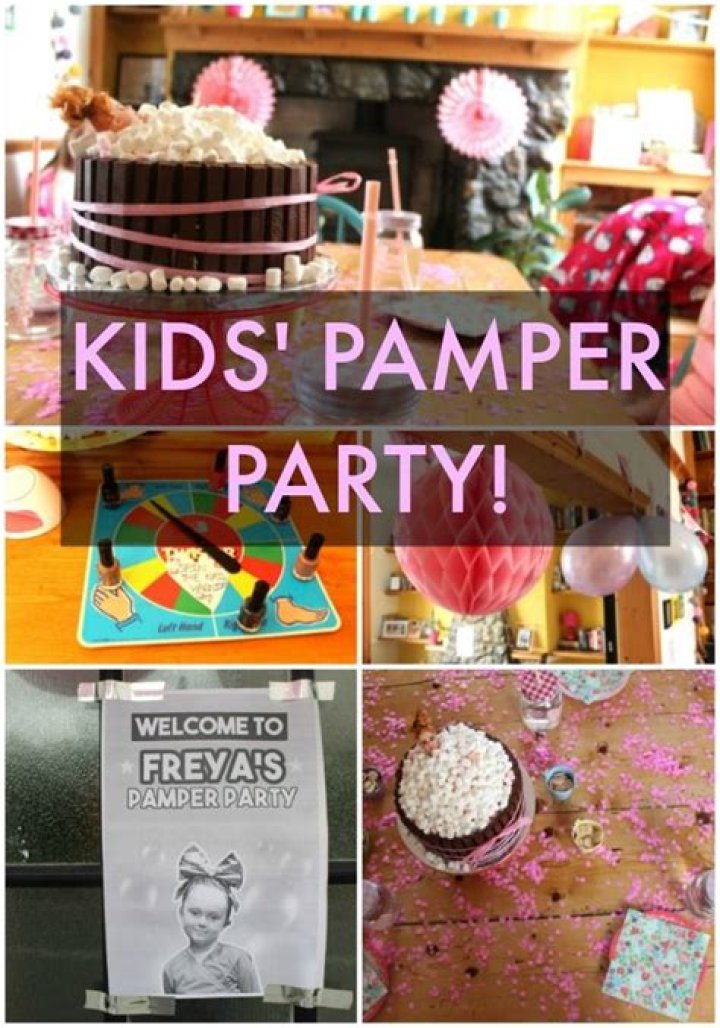 How do you throw a pamper party?