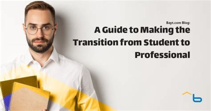 How do you transition from student to professional?