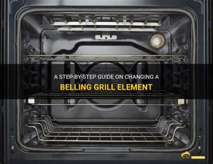 How do you turn a Belling oven into a grill?