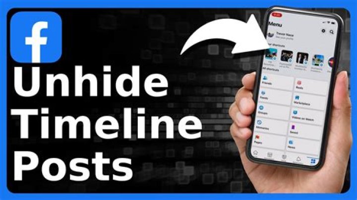 How do you unhide something on Facebook Timeline?
