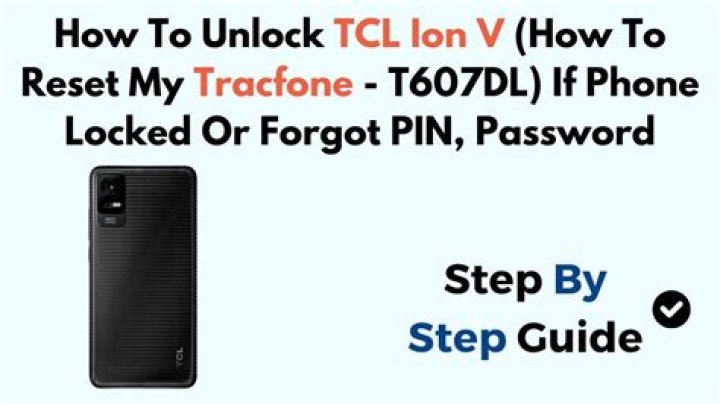 How do you unlock a TracFone if you forgot the password?