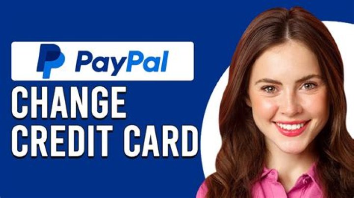 How do you update a card on PayPal?