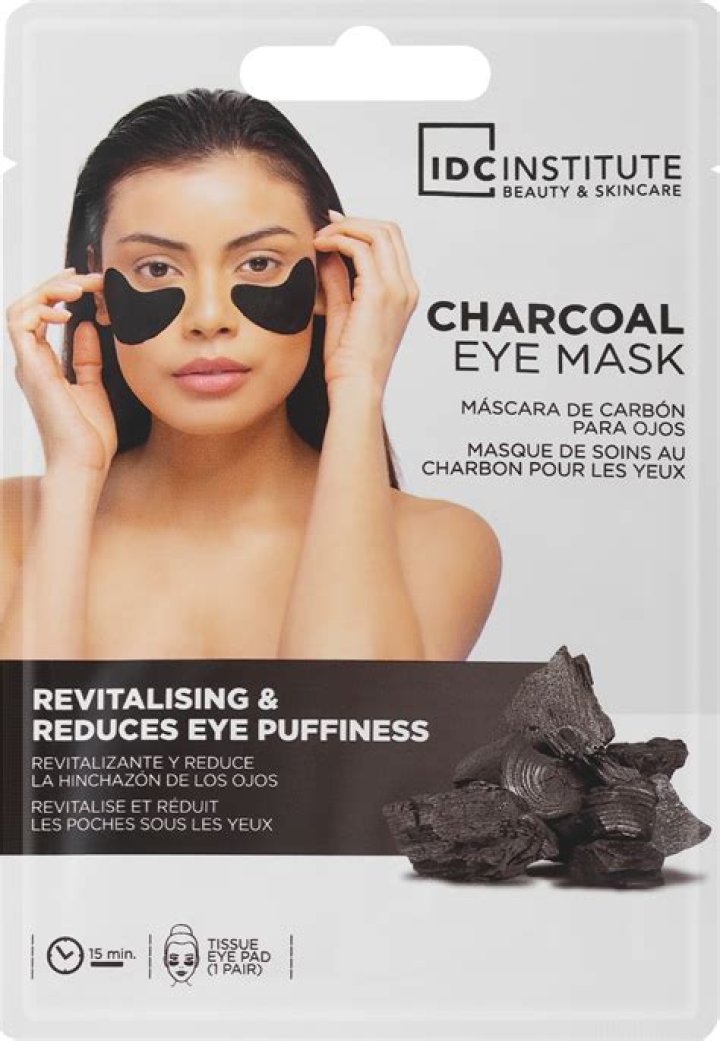 How do you use a charcoal eye mask?