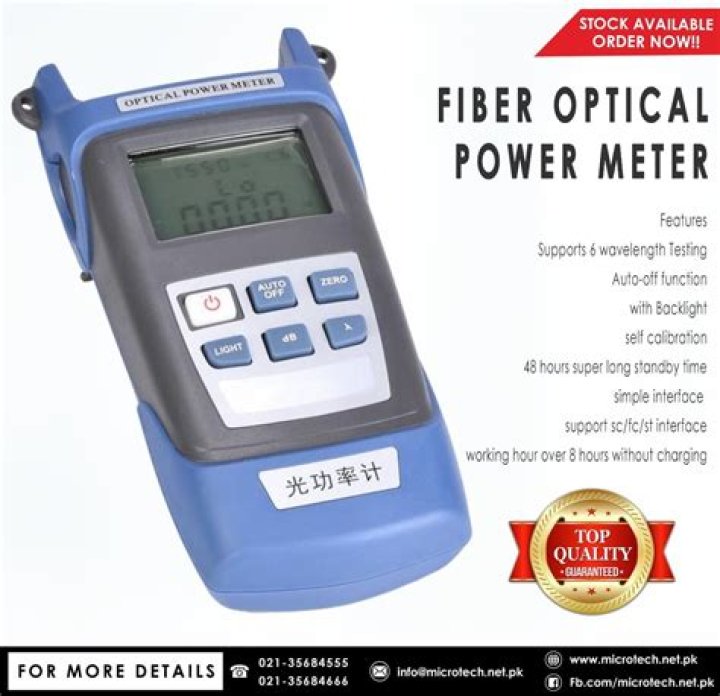 How do you use a fiber power meter?
