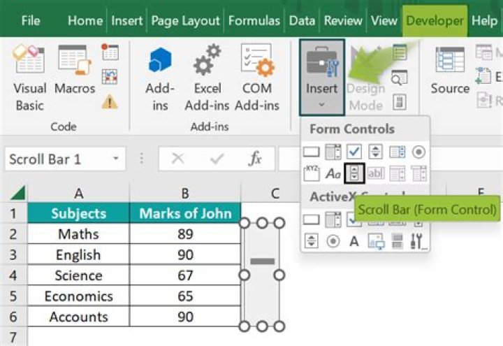 How do you use a scroll bar?