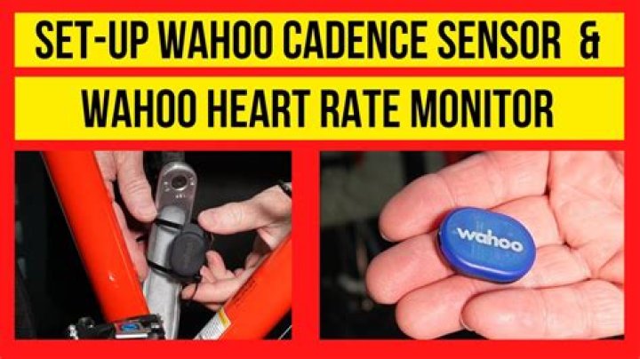 How do you use a wahoo cadence sensor?