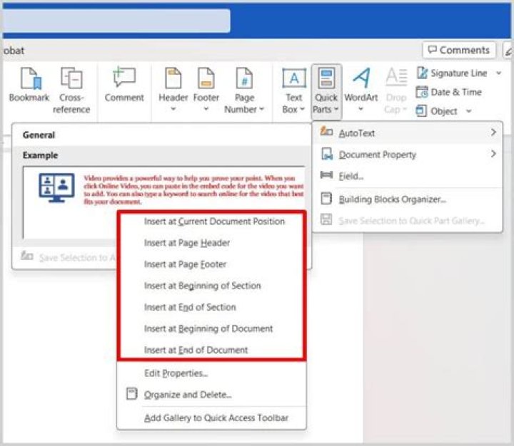 How do you use AutoText?