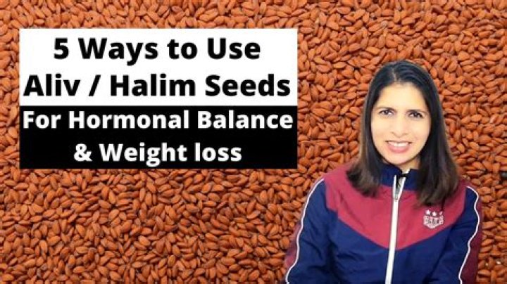 How do you use Halim seeds for weight loss?