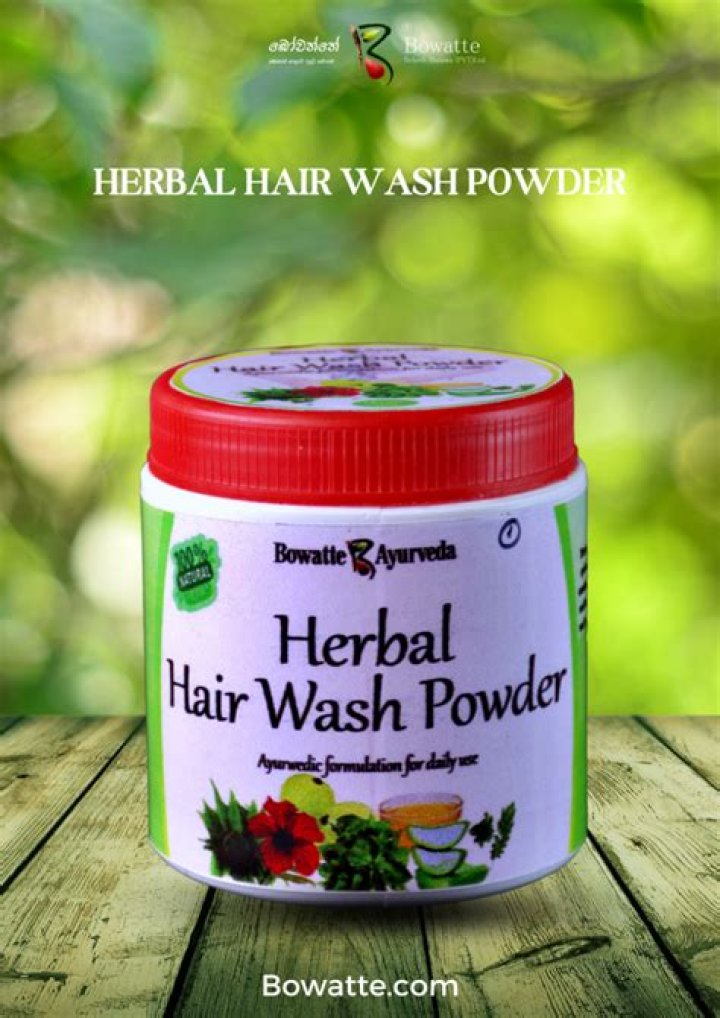How do you use herbal hair wash powder?