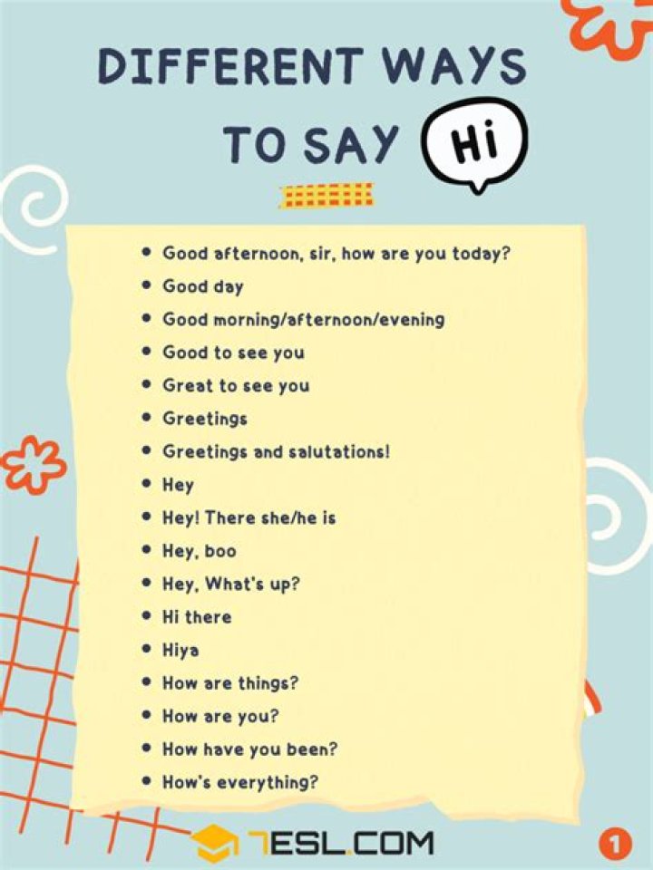 How do you use hi?