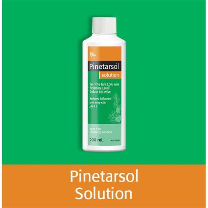 How do you use Pinetarsol solution?