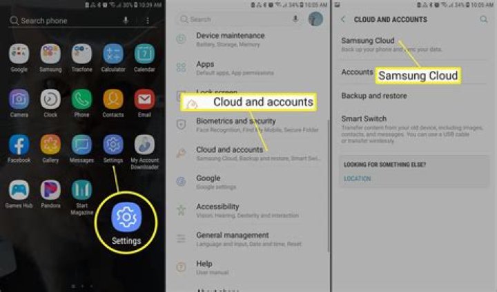 How do you use the cloud on Android?