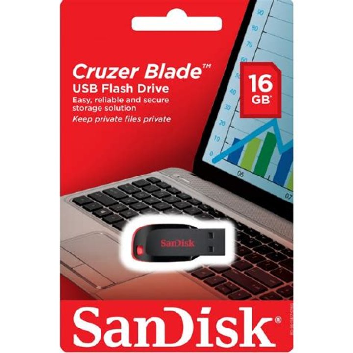 How do you use the Cruzer Blade on a USB flash drive?
