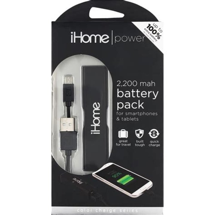 How do you use the iHome battery pack?