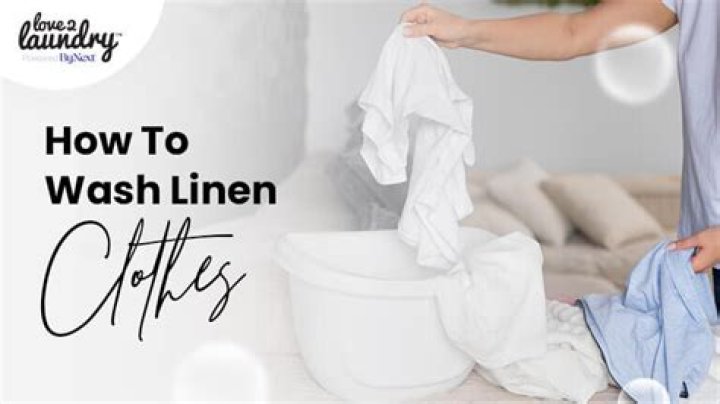 How do you wash linen blends?
