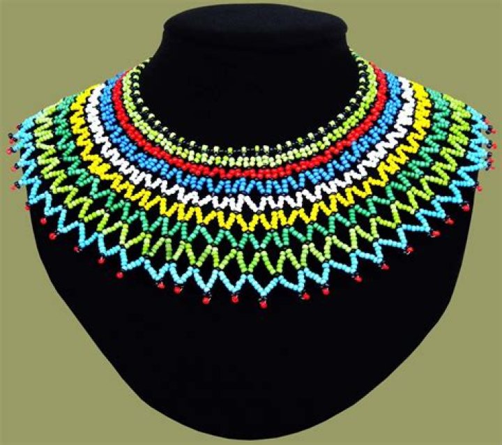 How do you wear an African necklace?
