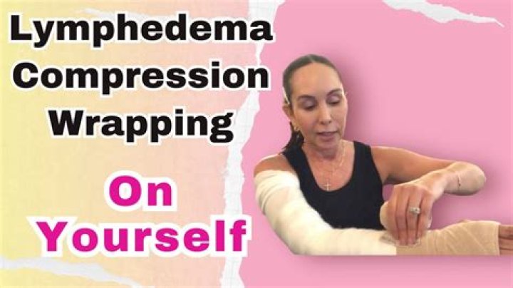 How do you wrap your arm and arm for lymphedema?
