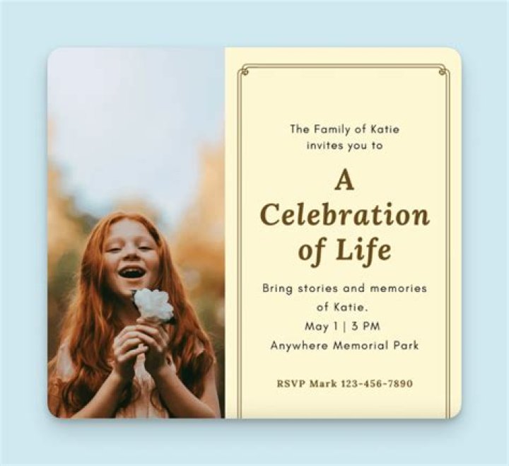 How do you write a celebration of life announcement?