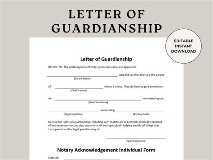 How do you write a guardianship paper?