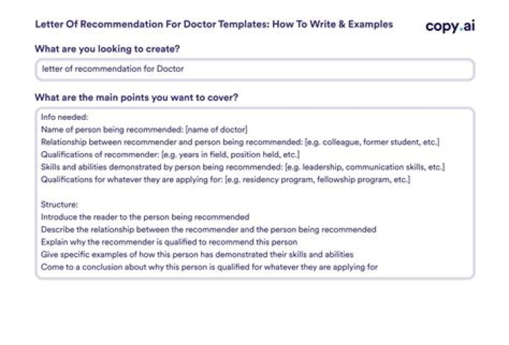 How do you write a recommendation letter for a research paper?