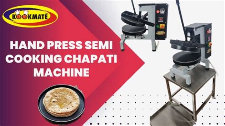 How does a chapati press work?