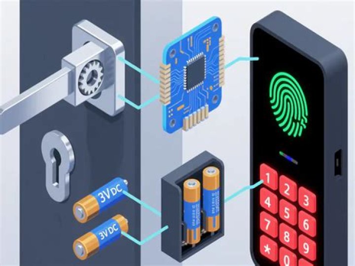 How does a digital door lock work?