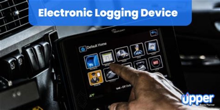 How does an electronic logging device work?