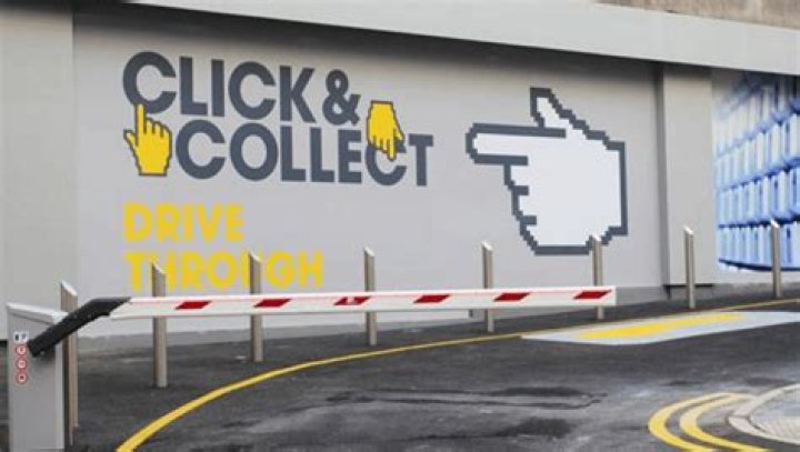 How does click and collect work at Asda?