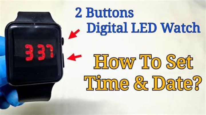 How does digital watch display work?