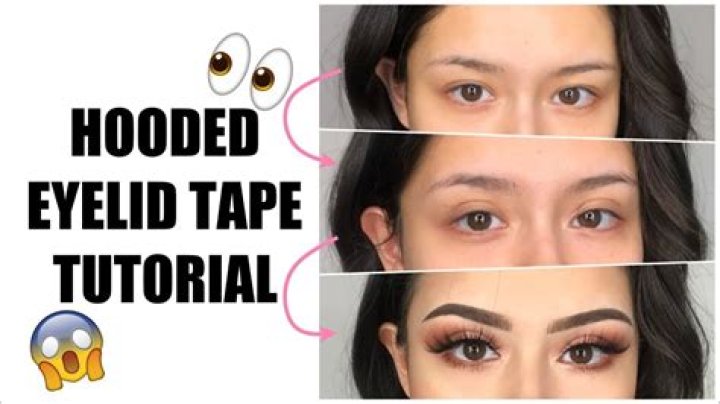 How does double eyelid tape work?