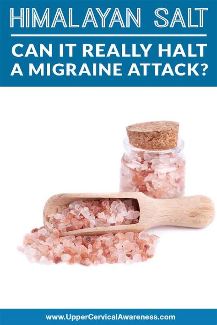 How does Himalayan salt help migraines?