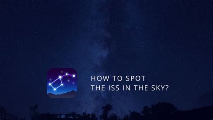 How does ISS look in the sky?