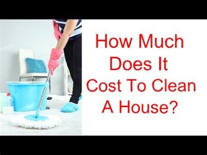 How does it cost to clean a house?