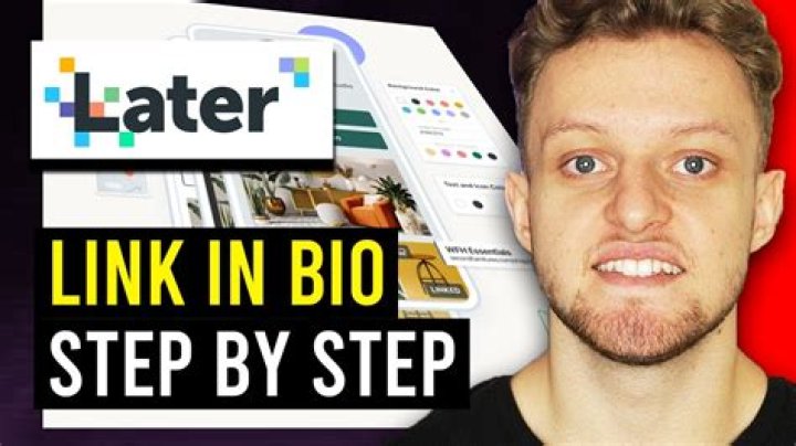 How does Later link in bio work?
