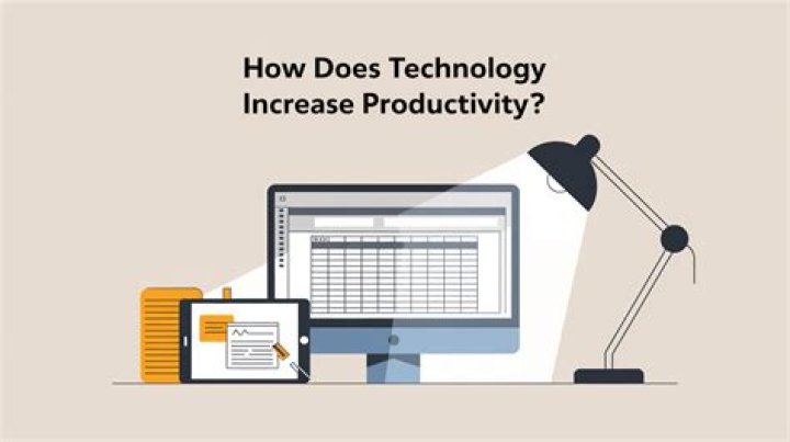 How does new technology increase productivity?