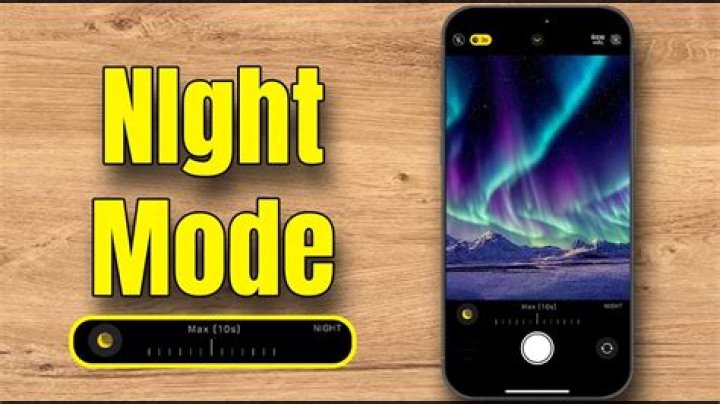How does Night Mode work on iPhone?