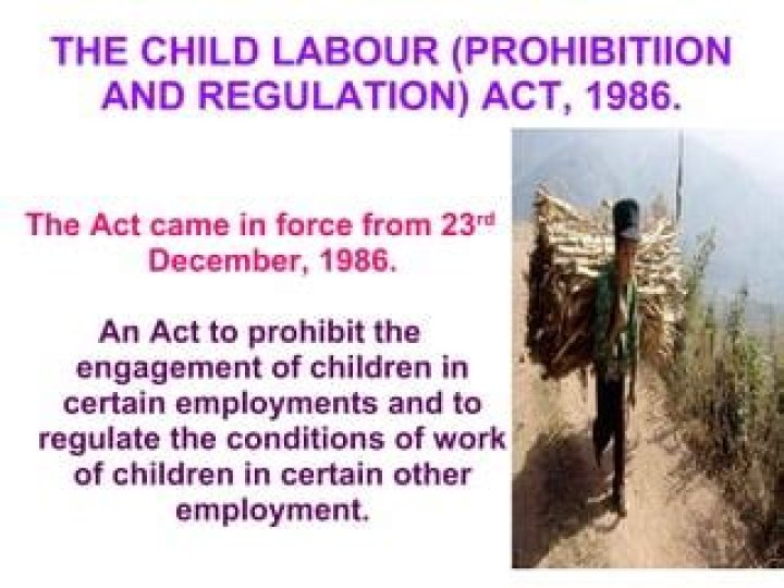 How does the child Labour Act protect the right of the child?