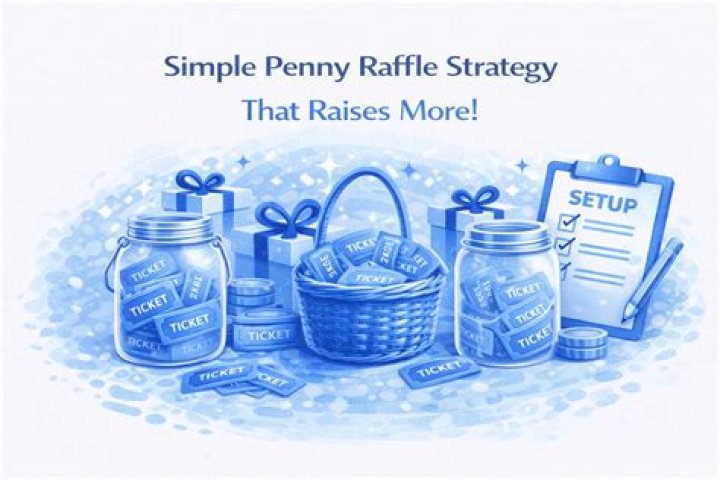 How does the penny raffle work?