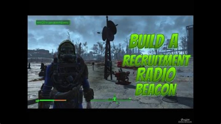 How does the recruitment radio beacon work?