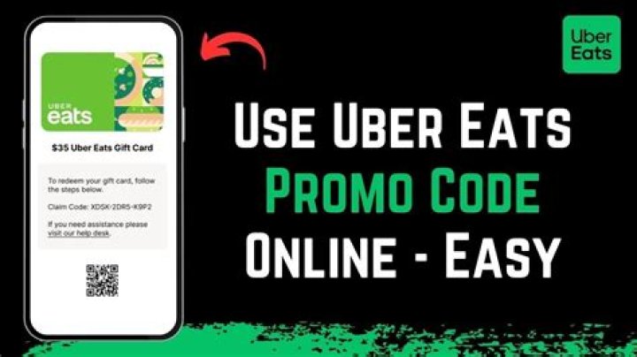 How does Uber eats Promo code work?