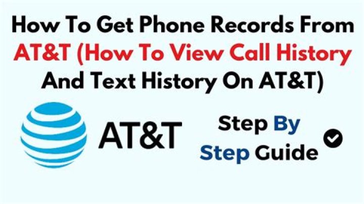 How far back can you get phone records from AT&T?
