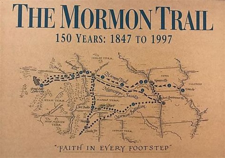 How far did the Mormon pioneers travel?