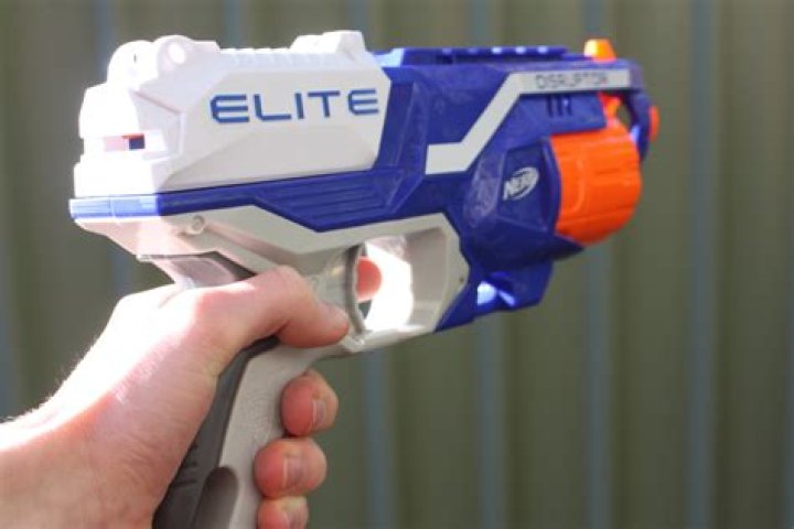 How far does the Nerf disruptor shoot?