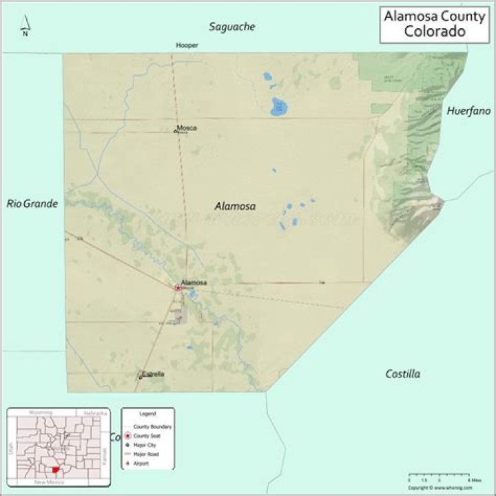 How far is Blanca Colorado from Alamosa Colorado?