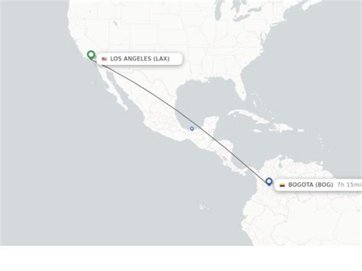 How far is Bogota from Los Angeles?