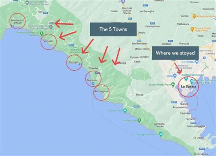 How far is Cinque Terre from Santa Margherita?